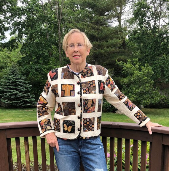 Quilted patchwork jacket