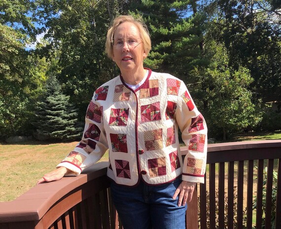 Quilted patchwork jacket