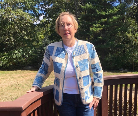 Quilted patchwork jacket