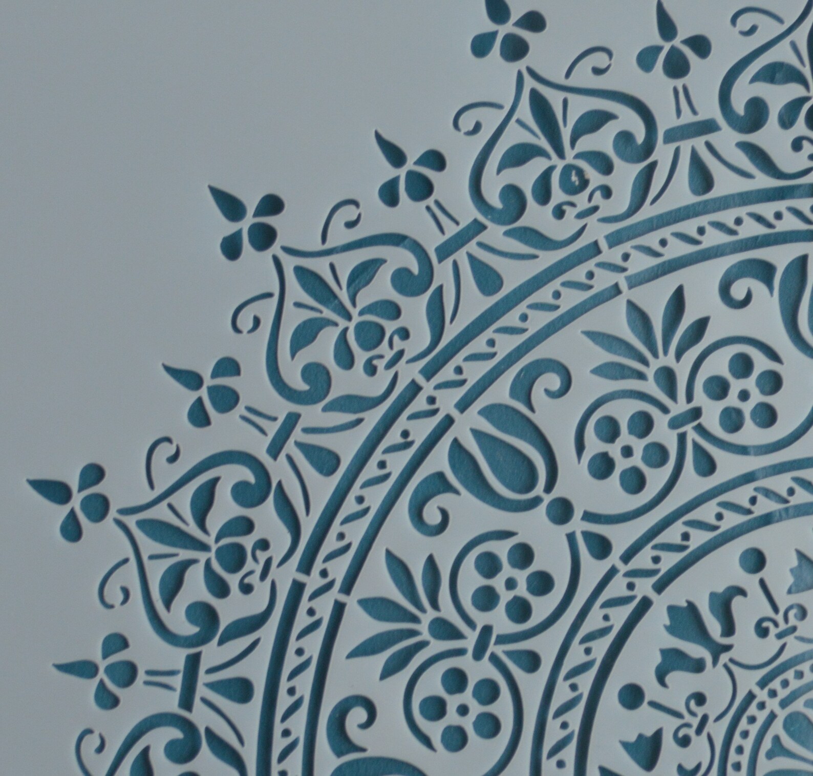 Mandala 1/4 Section Stencil. A4 Stencil for Furniture Wall Etsy UK