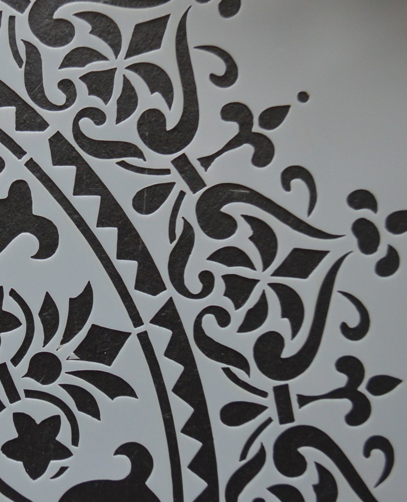 Mandala 14 section stencil Stencil for furniture layering scrap booking and signage No 1 unique wall art tiling