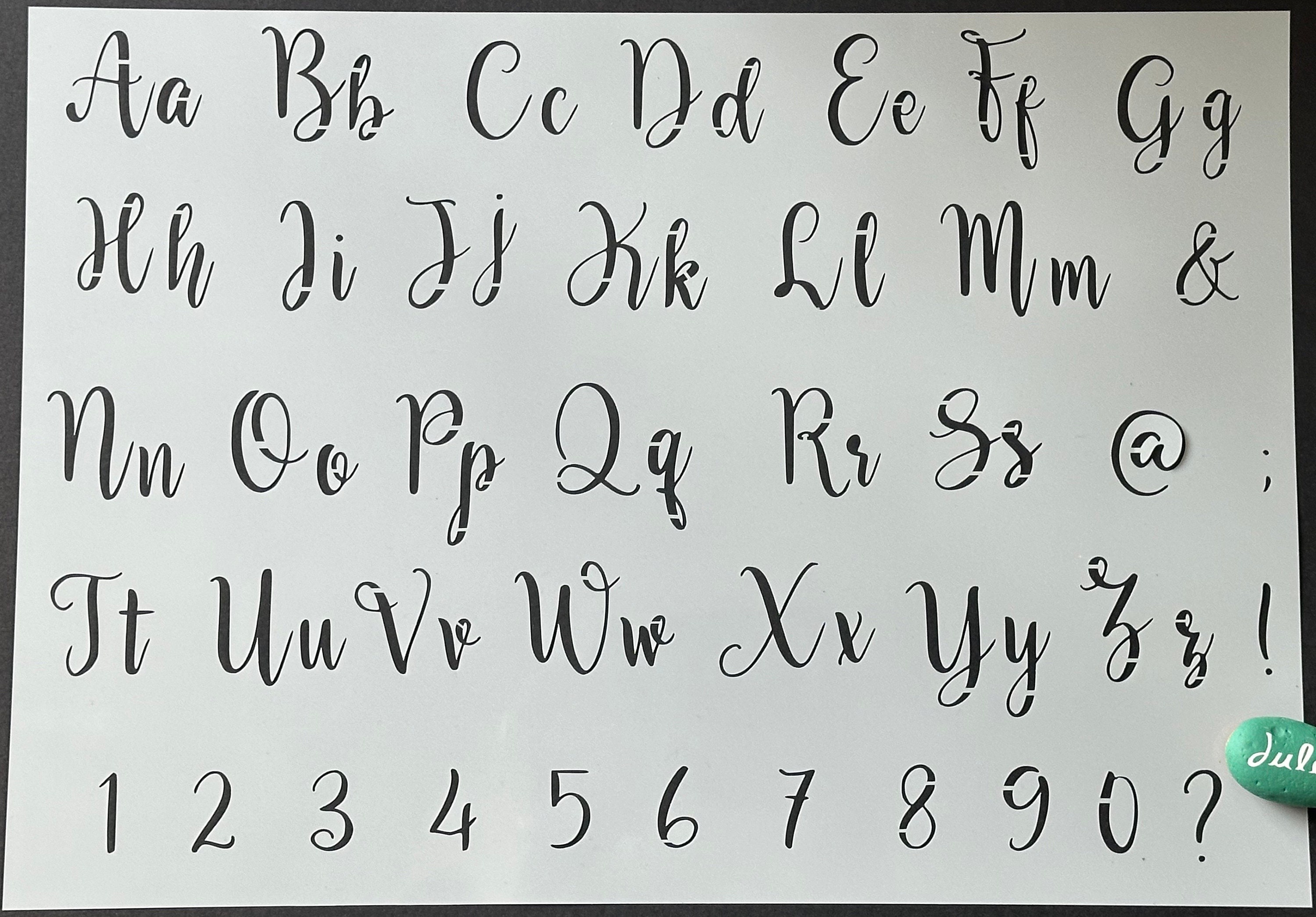 Fancy Calligraphy Alphabet Styles From A To Z