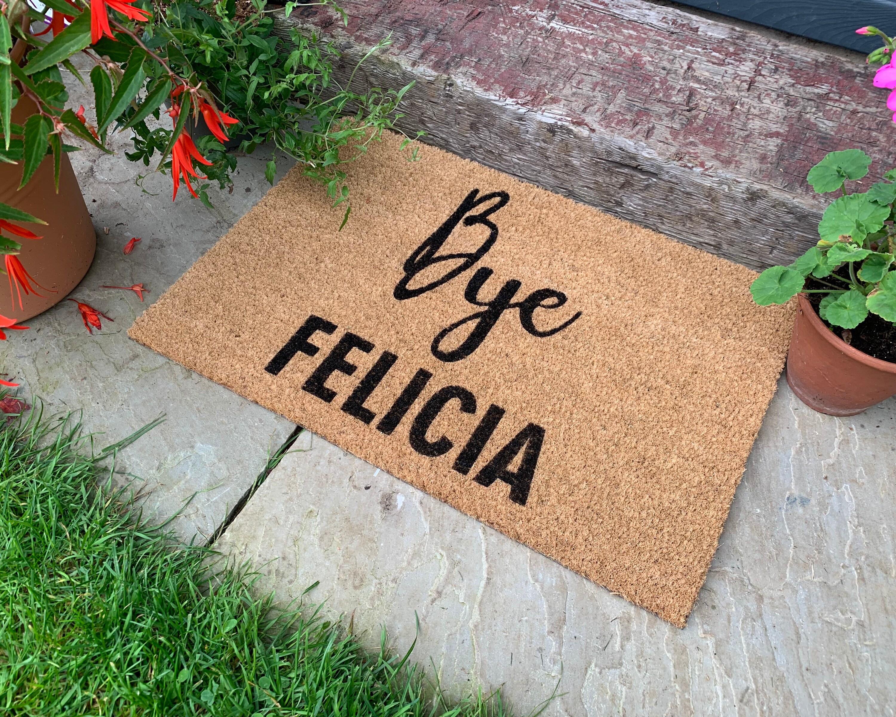 bye felicia doormat