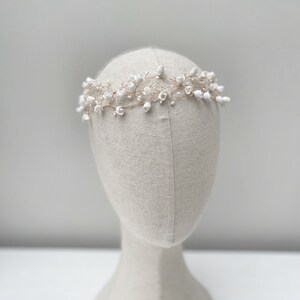 Braut Haarranke, florale Haarranke, Braut Haarschmuck, Ton Blumen Haarranke, Blumen Haarranke, Perlen Haarranke, Hochzeit Haarranke
