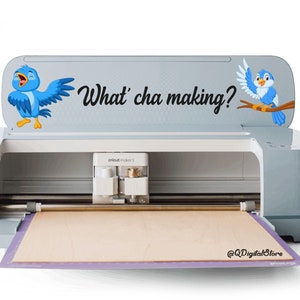 Wat Cha Making Svg, Bird Svg, What Cha Making Cut Files, Svg bestand voor Cricut, Png, Svg, Vinyl Cutter, Stadia van Crafting Svg, Silhouette
