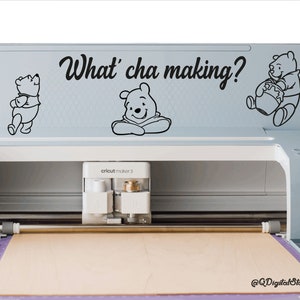 What Cha Making Svg, Personaggio dei cartoni animati Svg, What Cha Making File tagliati, File Svg per Cricut, Png, Svg, Taglierina per vinile, Fasi di creazione Svg