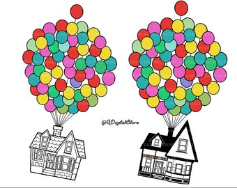 Up House Balloons Etsy