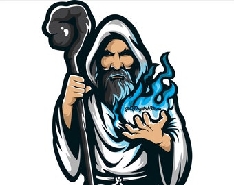 Wizard Svg, Projekt koszulki Wizard Svg, Projekt grafiki wektorowej Wizard, Clipart Wizard, Cricut Png, Eps, Svg, Ai