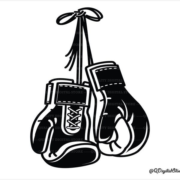 Boxing Gloves SVG, JPEG, PNG, Cricut Cut Files, Sporting, Sports, Boxing , Instant Download