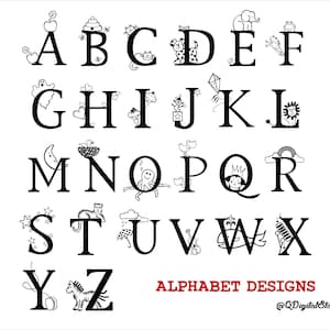 Lustiges Alphabet-Svg, Tier-Alphabet-Svg, lernen Alphabet-Svg, lustiges Alphabet-Svg, Cricut, Clipart, Sofortiger Download, SVG, Png, Eps, Ai, Jpg