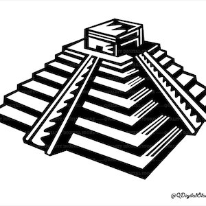 Egypt Pyramid Svg, Egypt Pyramid Cut File, Clipart, Cricut, Silhouette, Instant Download, Dxf, Svg, Png, Ai, Eps, Jpg