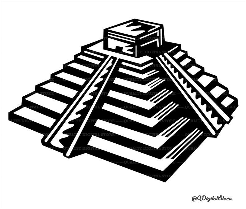 Egypt Pyramid Svg, Egypt Pyramid Cut File, Clipart, Cricut, Silhouette ...