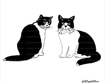 Cat Svg, Black Cat Cut File, Cat Silhouette, Cat Clipart, Printable, Cricut, Vinly, Instant Download, Eps,Svg,Png,Ai,Jpg