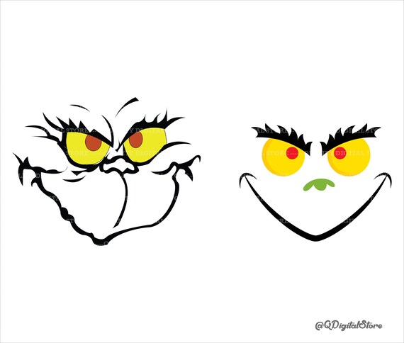 Download Grinch Svg Grinch Face Svgcricutclipart Grinch Cut File Etsy SVG, PNG, EPS, DXF File