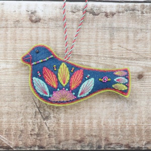 Felt Bird Ornament