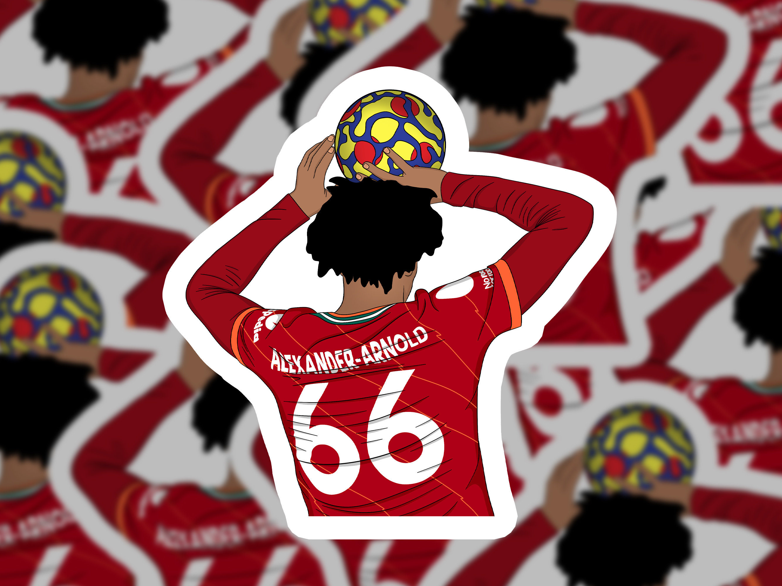 Thiago Alcantara Sticker by Football Twentyfour - Pixels