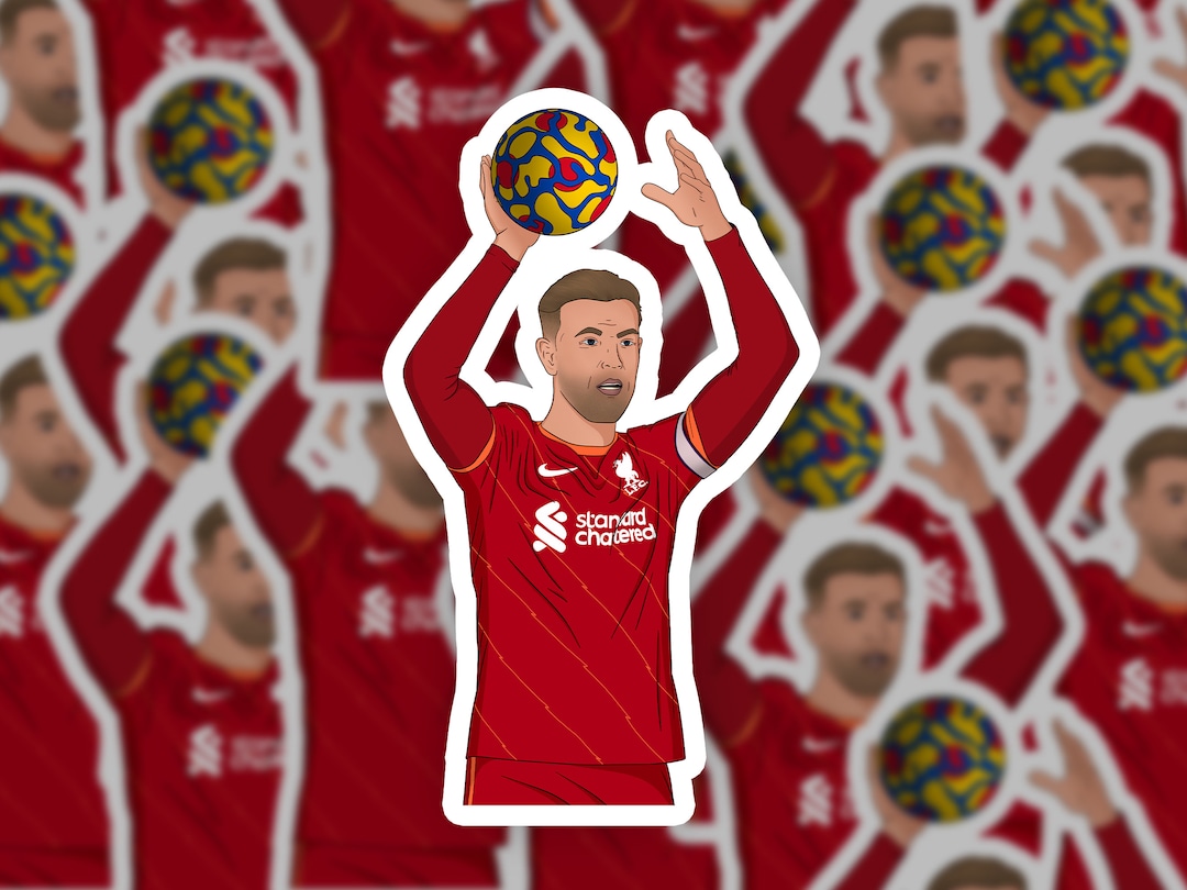 Jordan Henderson Sticker LFC Sticker Liverpool FC Vinyl Etsy