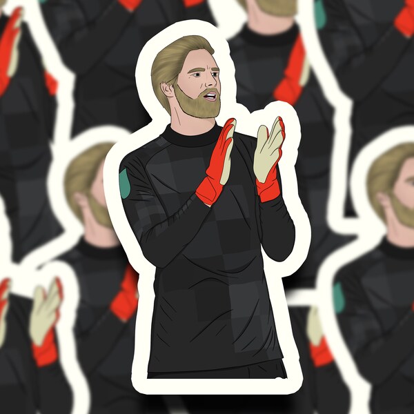 Caoimhin Kelleher Liverpool FC Sticker | LFC Vinyl Sticker