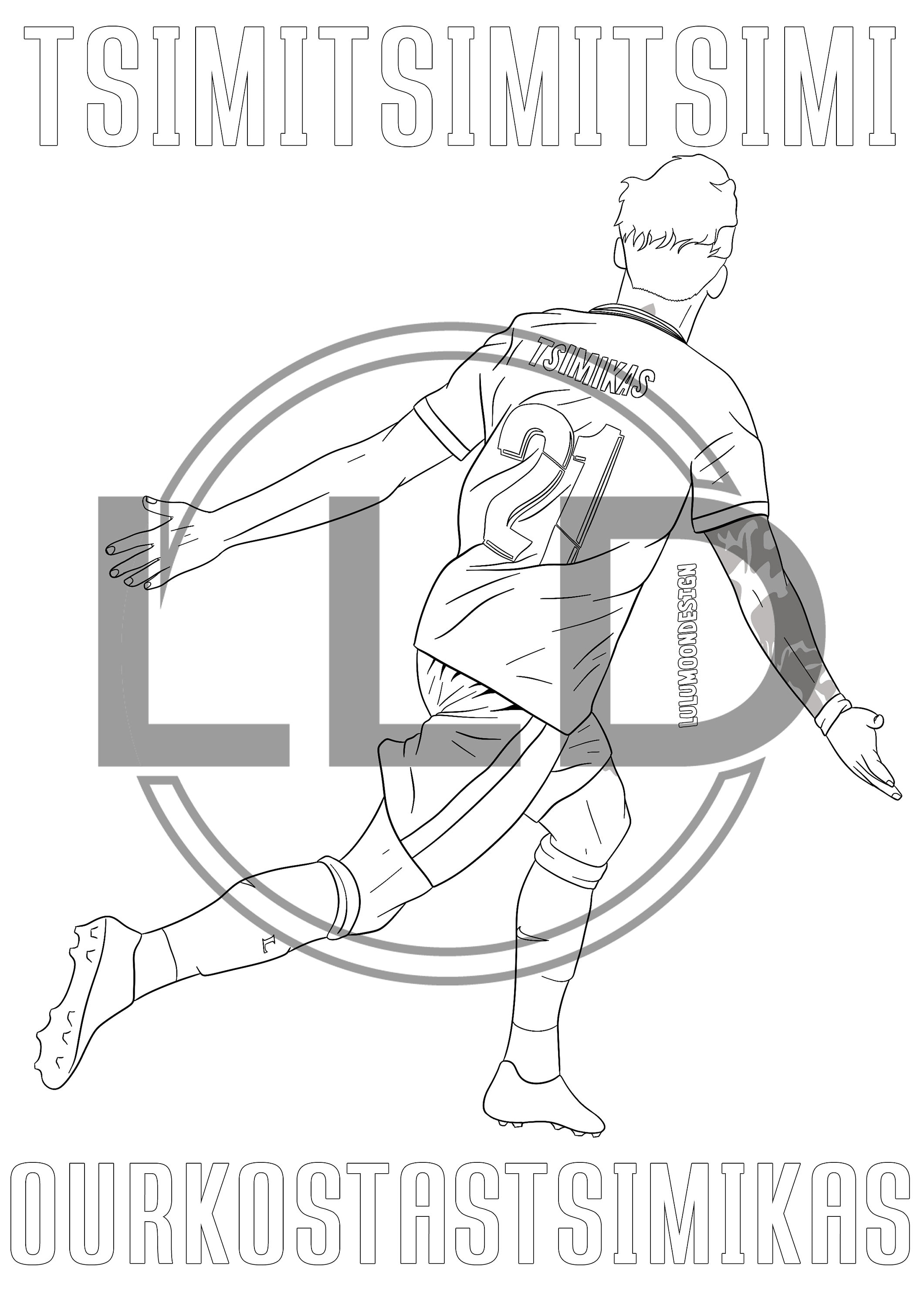 Liverpool FC Digital Download Colouring Sheets Colouring Etsy Ireland