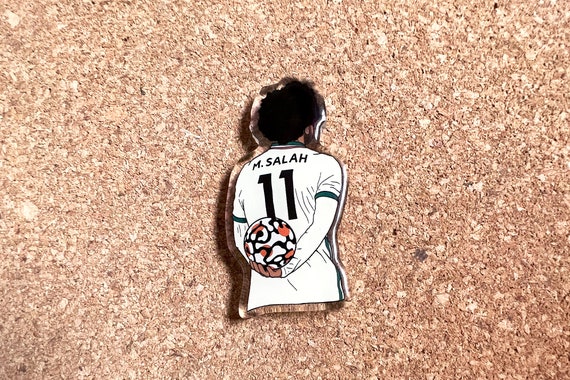 Mohamed Salah Pin Badge | Liverpool FC Acrylic Badge | Collectable LFC Badge | Mo Salah | Champions League | Football
