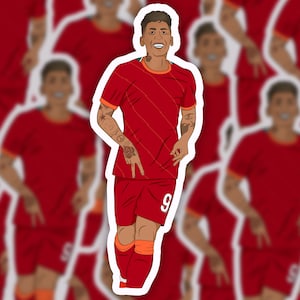 Thiago Alcantara Sticker LFC Sticker Liverpool FC Vinyl Sticker