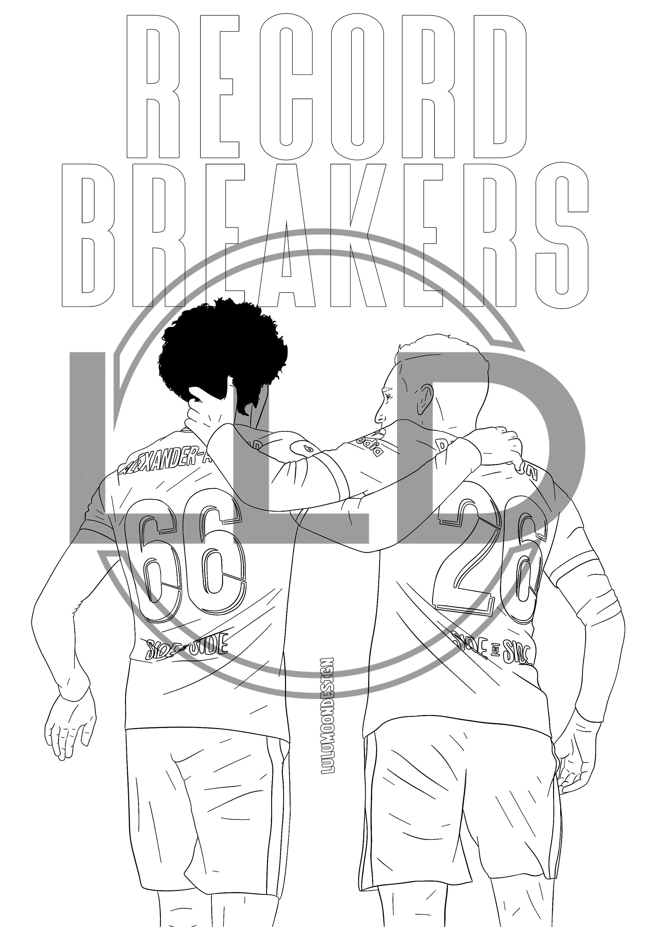 Liverpool FC Digital Download Colouring Sheets Colouring Etsy Ireland
