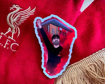 Jurgen Klopp Fridge Magnet | High Quality Full Colour Klopp Anfield Stadium Magnet | Liverpool FC | LFC