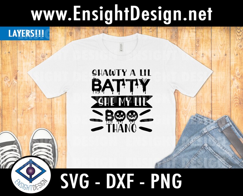 Shawty a Lil Batty She My Lil Boo Thang Halloween svg Etsy