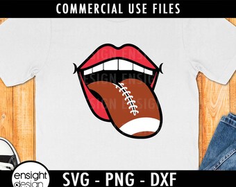 Football Tongue Lips svg | Lips svg | Mouth svg | clipart/svg/dxf/png