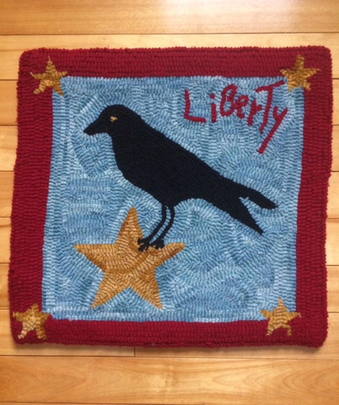 Crow Hooked Wall Hanging - Etsy