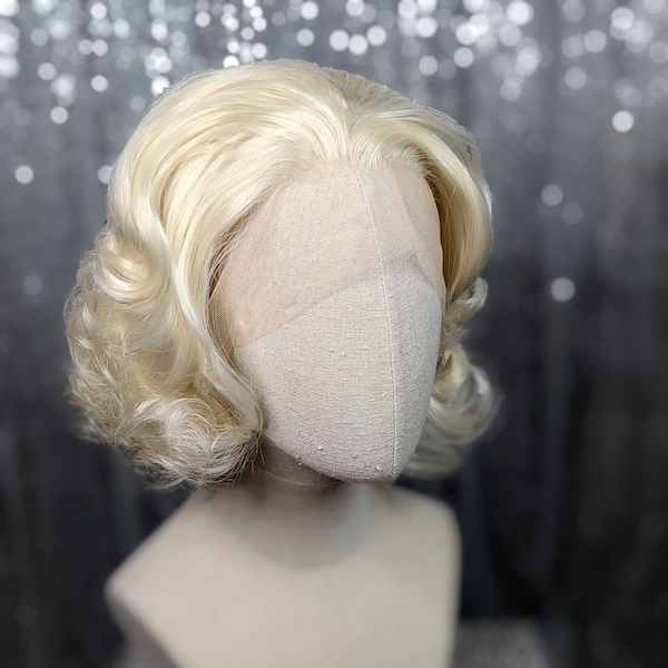 Drag queen wig, lacefront wig, burlesque wig, cosplay wig, performer wig, luxury wig