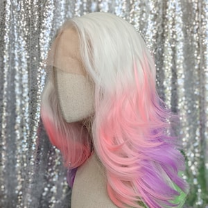 Drag queen wig, lacefront wig, burlesque wig, cosplay wig, performer wig, luxury wig