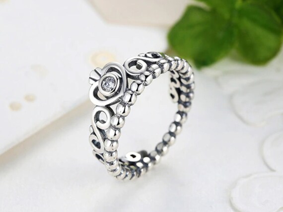 Pandora Jewelry Hearts Tiara Cubic Zirconia Ring in India | Ubuy