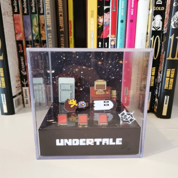 Undertale Napstablook - Diorama Cube 3D