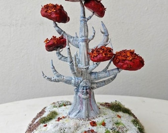 Weirwood Hjärtträd – 3D-utskriven och handmålad Game of Thrones-modell