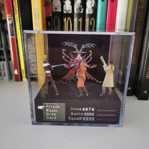 Final Fantasy VIII Ultimecia slutboss - 3D Diorama Cube