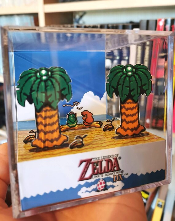 The Legend of Zelda: Link's Awakening DX - 3D Diorama Cube