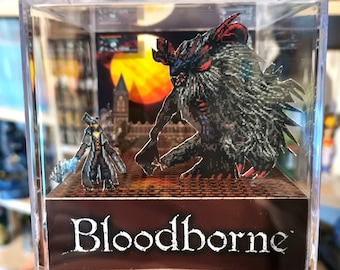 Bloodborne - 3D Diorama Cube