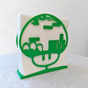 Super Mario Napkin holder3D Print Design - Fun Party Decor