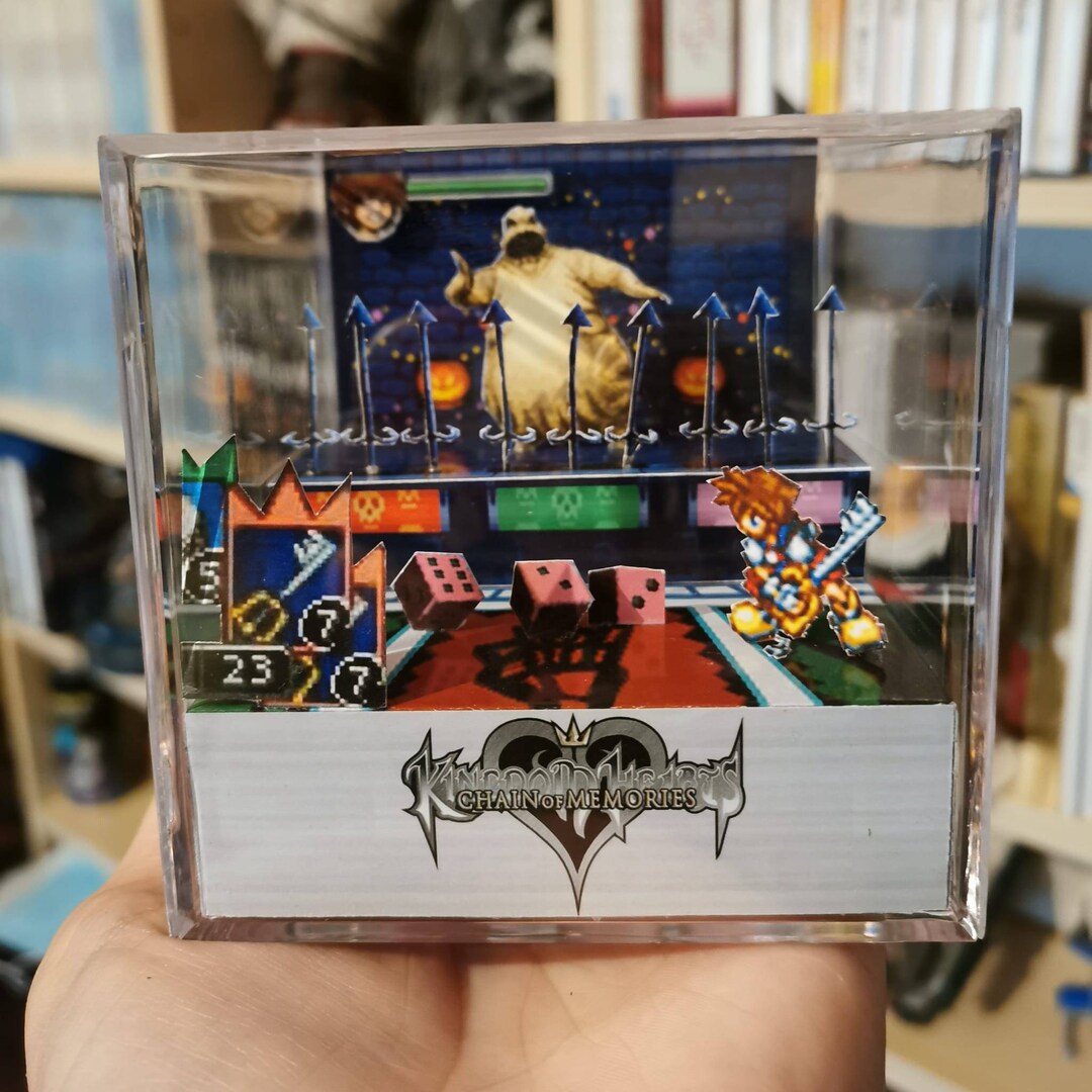 Buy Kingdom Hearts: Chain of Memories Oogie Boogie Boss Battle 3D Diorama  Cube Online in India