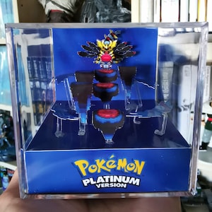 pokemon Platinum Version Mondo Distorto - 3D Diorama Cube