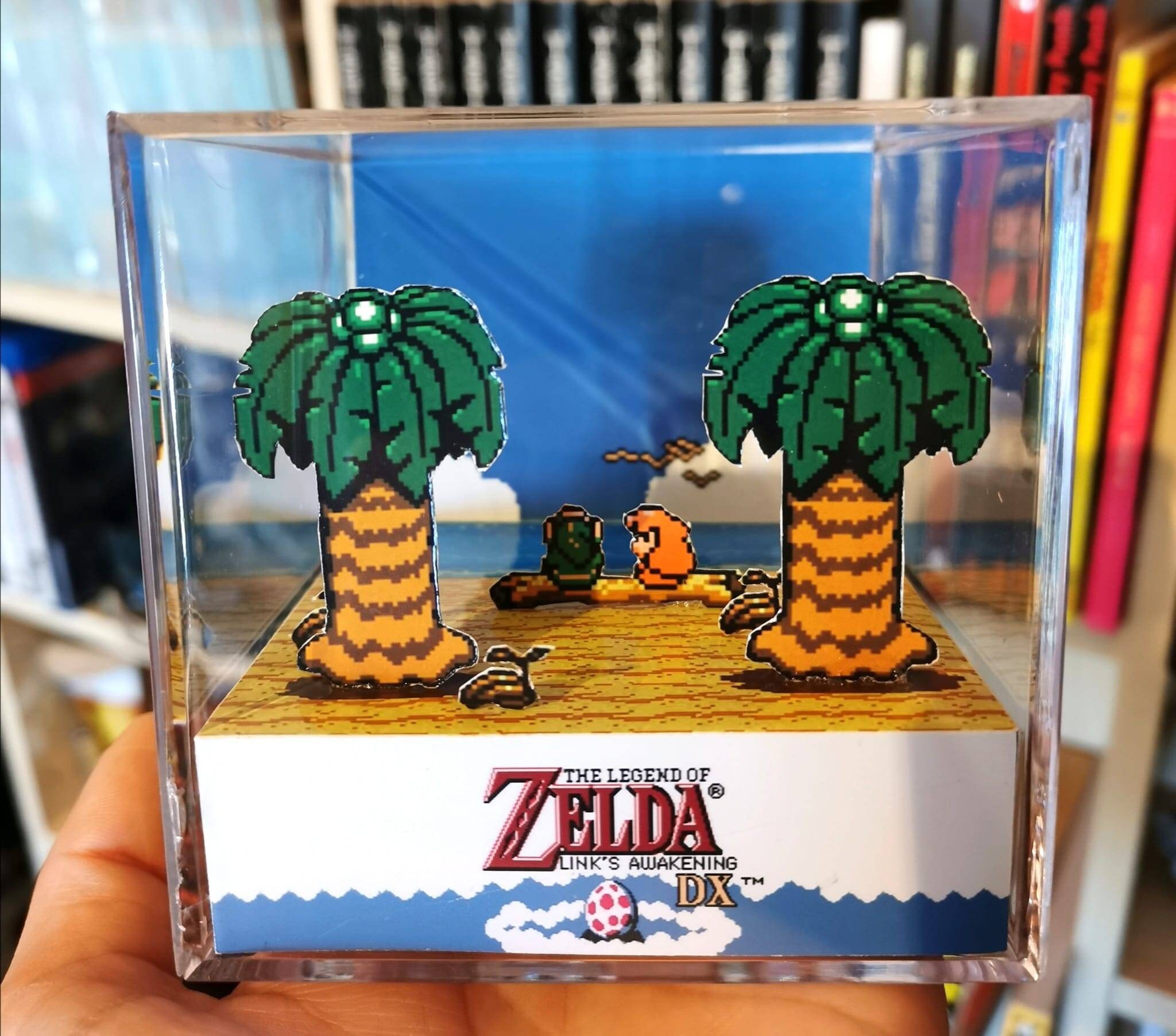 ZELDA LINK'S AWAKENING - Game Cube Diorama – Gamercubes