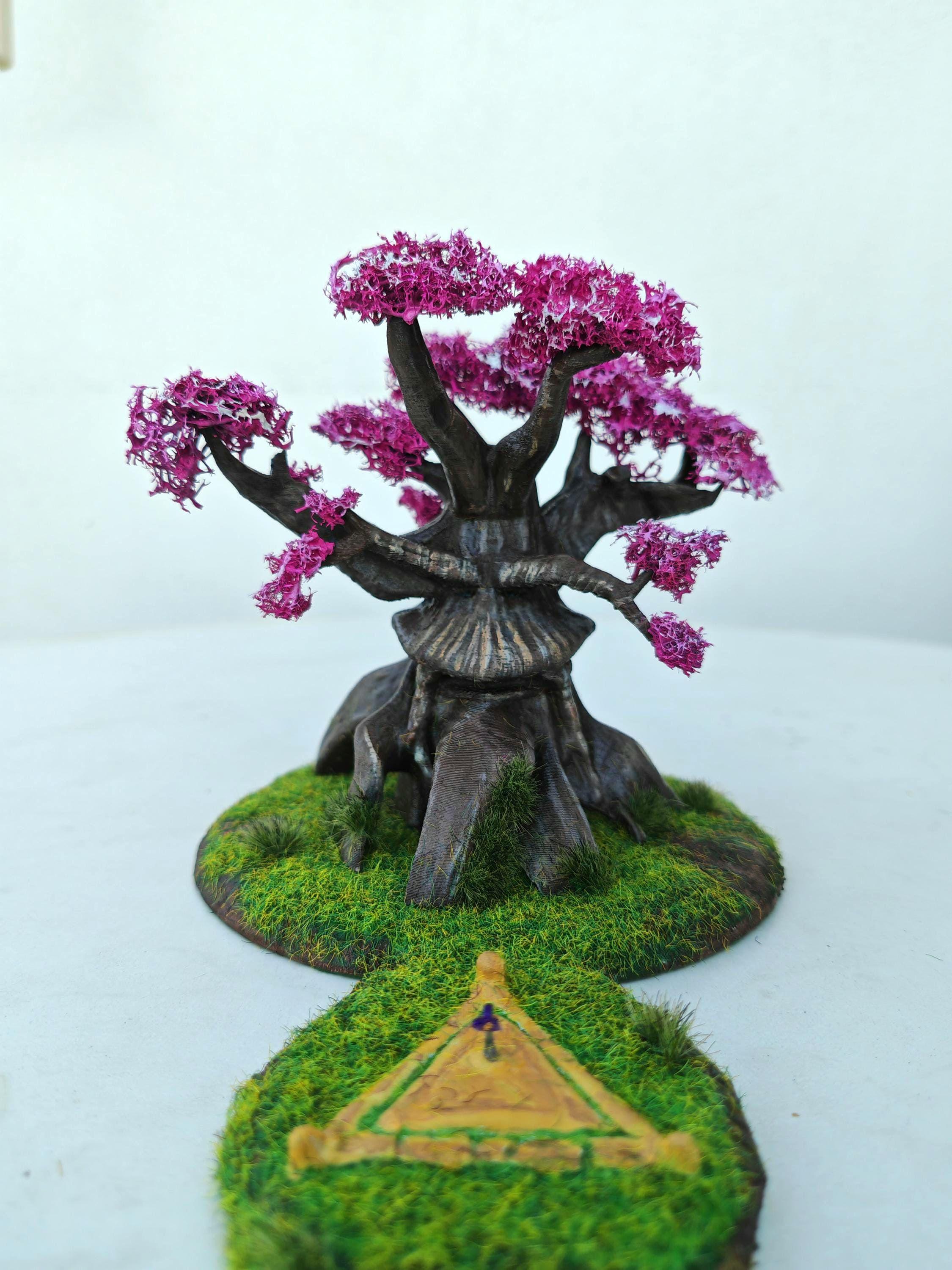 El Gran Árbol Deku La Leyenda de Zelda | Modelo impreso en 3D y pintado a mano.