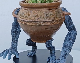 Iron Fist Alexander växtkruka (Pot Boy) | 3D-utskriven och handmålad