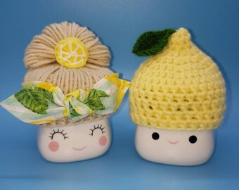 Lemon Marshmallow Mug Hat Art 