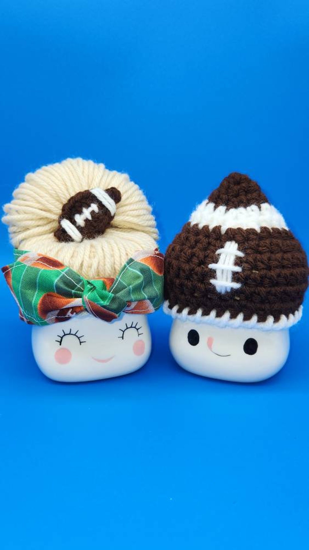 Marshmallow Mug Hats Football Games Hat Etsy