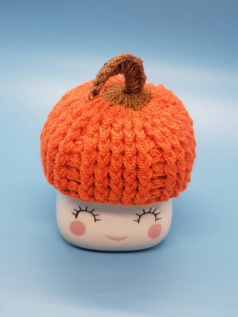 Marshmallow mug hats Halloween and Fall Pumkin hat Rae