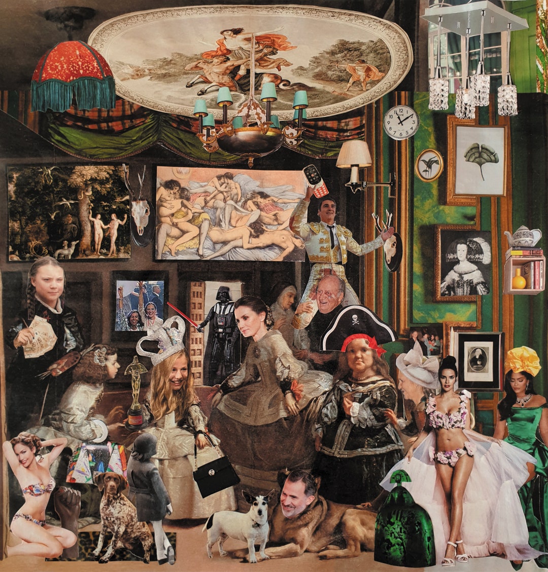 ほかの方発送×Velázquez【Las Meninas】複製画 Las Meninas by Diego Rodriguez de Silva y Velazquez