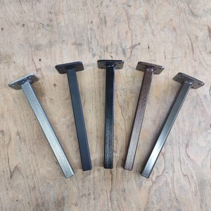 Powder Coated 1&quot; Metal Square Post Legs
