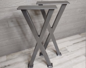 X Style Table Legs | Sofa Table Legs | Powder Coated | Table Legs| Metal Table Legs | Steel Table Legs